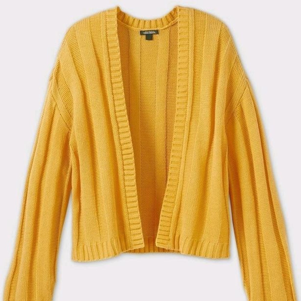 Open cardigan